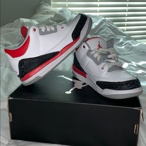 Kid’s Jordan Retro 3 FIRE RED